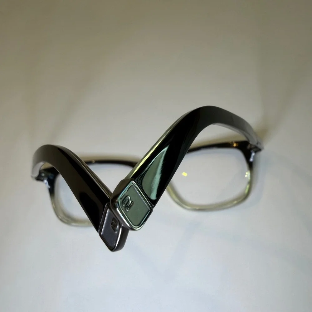DSQUARED2 DQ 5052 005 Black Gradient Clear Rectangular Eyeglasses Made in Italy